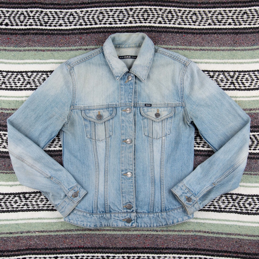 Blue Gas Denim Trucker Jacket